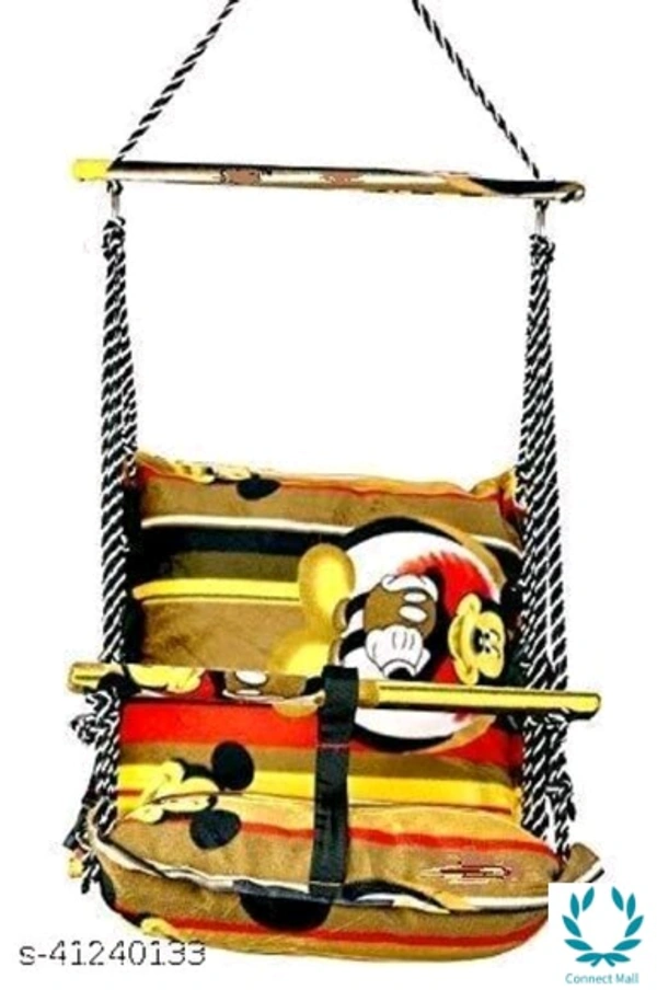 Classy Hanging Cradle - L XH XB (12.5 X3.5 X 9.5)cm, Cotton, Jhula, Pack Of:1